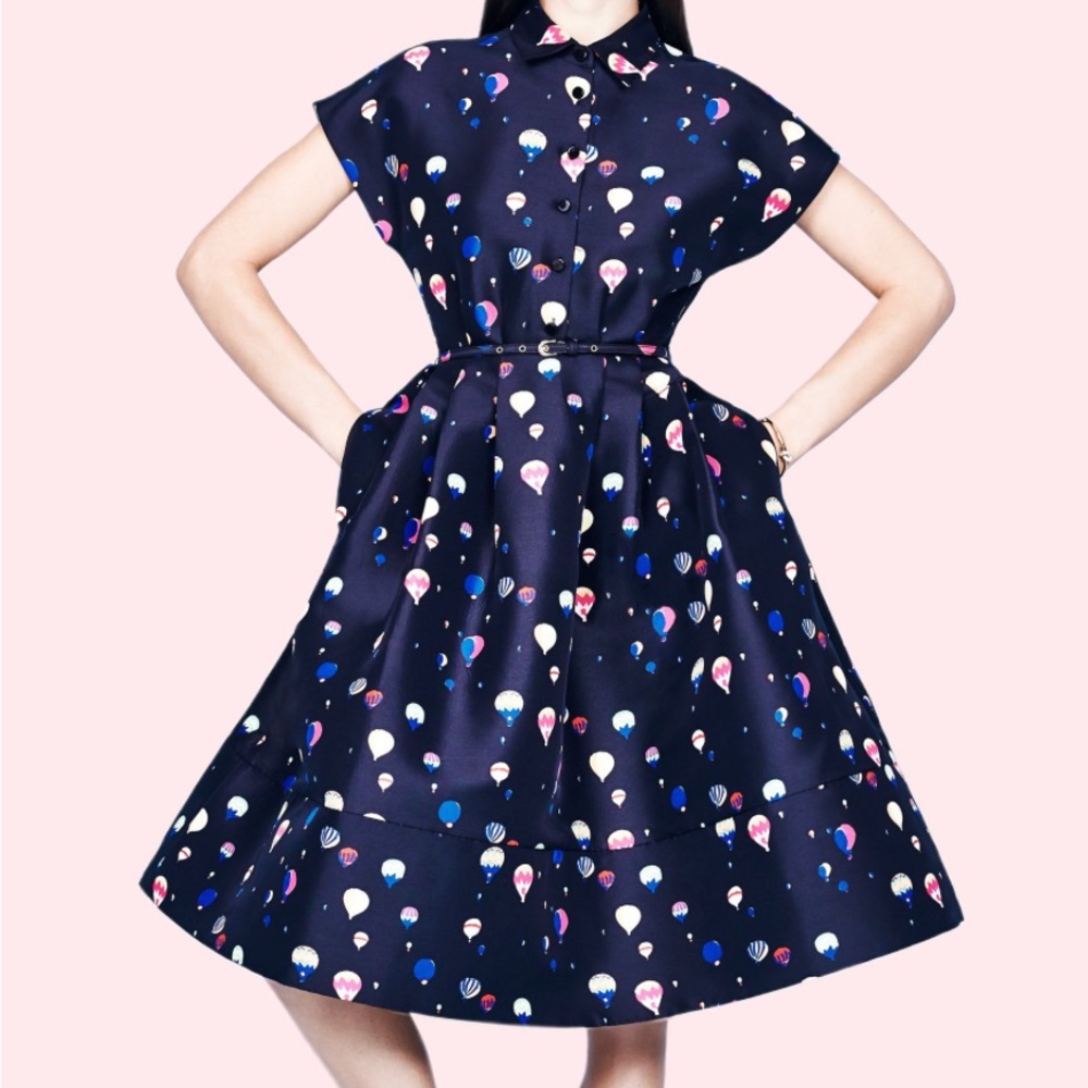 Kate Spade Balloon Fit and Flare Mid-length dress